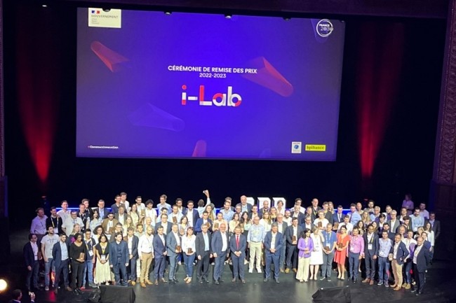 Chaque anne, le volet i-Lab des concours dinnovations de France 2030 rcompense (comme-ci dessus en 2023) des projets de recherche, dveloppement et innovation dont les cots totaux se situent autour de 1 M. (Crdit  ministre de l'Enseignement suprieur et de la recherche)