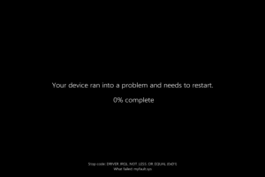 Microsoft refond son �cran bleu de la mort